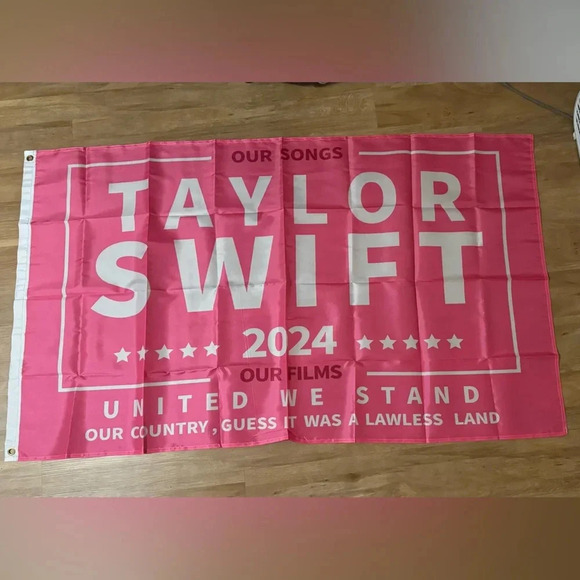Vote Taylor Swift Flag 2024 Pink United we stand 3x5’ NEW IN PACKAGE banner - Picture 2 of 3